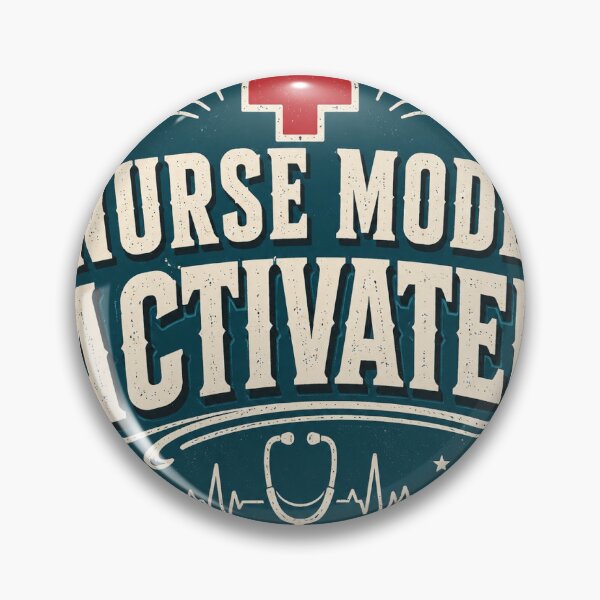 Item preview, Nurse Mode Activated Sticker designed and sold by RedRubyBubble.