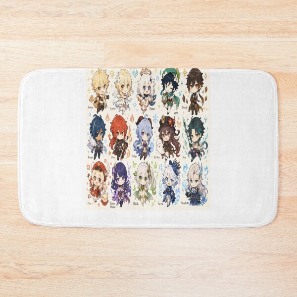 Item preview, Genshin Impact Chibi Characters  Classic T-Shirt designed and sold by oganespegenh.