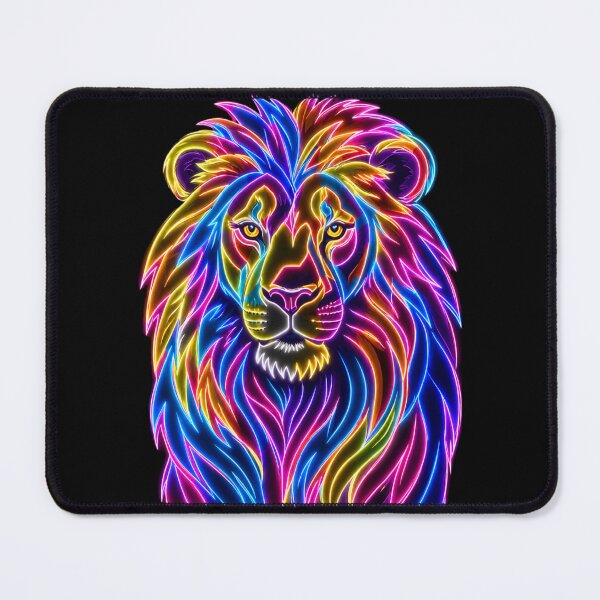 Item preview, Neon Funky Lion designed and sold by vilvilart.