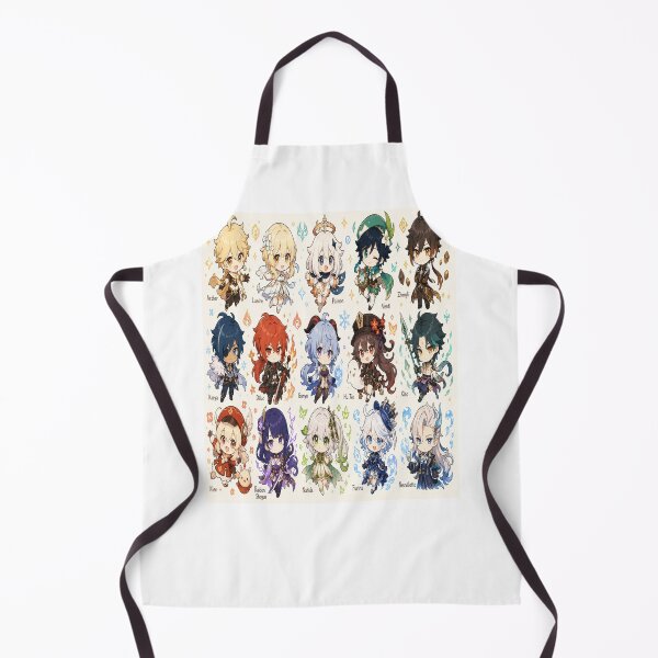 Item preview, Genshin Impact Chibi Characters Classic T-Shirt designed and sold by oganespegenh.