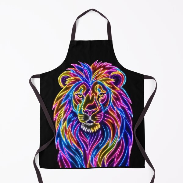 Item preview, Neon Funky Lion designed and sold by vilvilart.