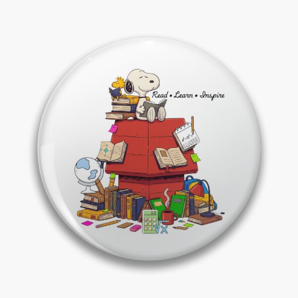 Item preview, Snoopy Read Learn Inspire Book Lover  designed and sold by DamianRoy88.