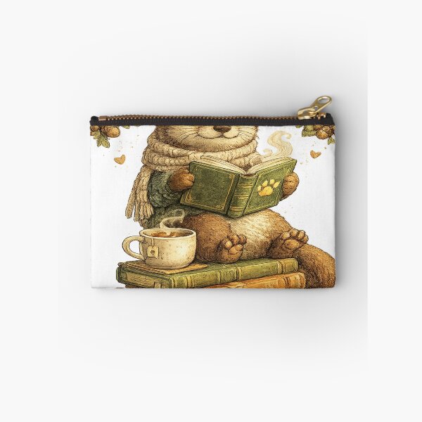 Item preview, Book Club Otter – Cozy Animal Clubs Collection designed and sold by بيعها | Bee3ha.