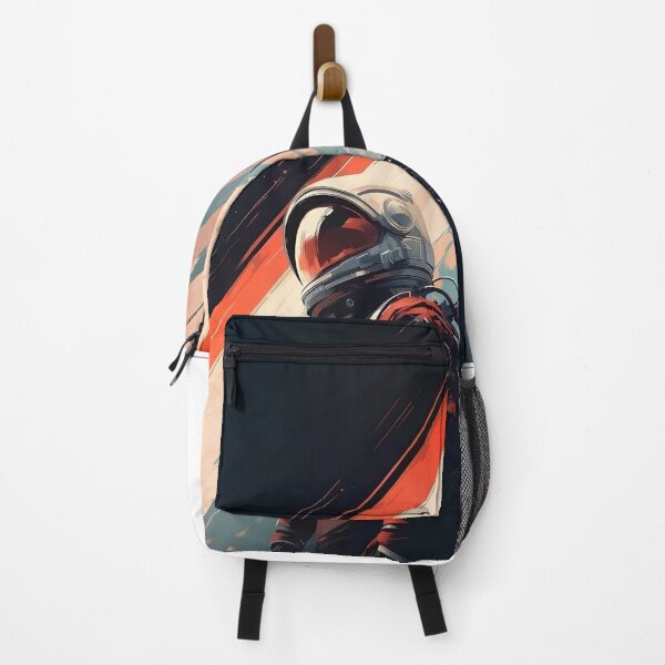 Item preview, Retro Futuristic Astronaut Space Art designed and sold by Aura Trail Studio.
