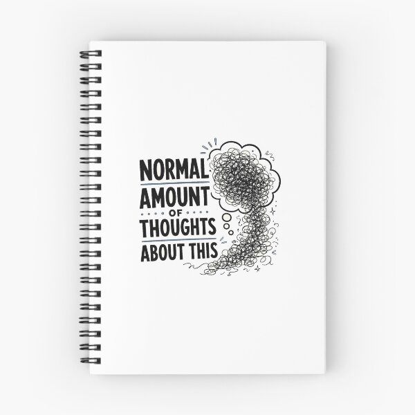 Item preview, Normal Amount of Thoughts About This Sticker designed and sold by RedRubyBubble.