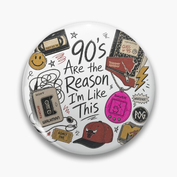 Item preview, 90's Are the Reason I'm Like This designed and sold by CerealBoxInk.
