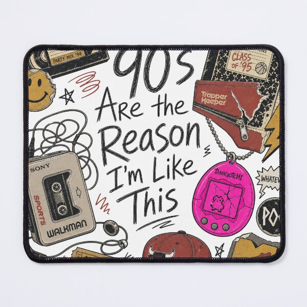Item preview, 90's Are the Reason I'm Like This designed and sold by CerealBoxInk.