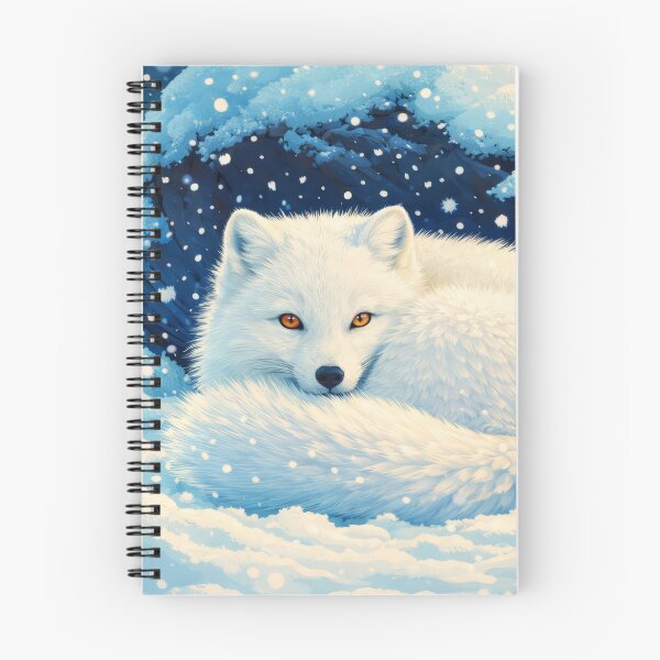 Item preview, Arctic Fox Digital Polar Animal Art designed and sold by kakarikihill.