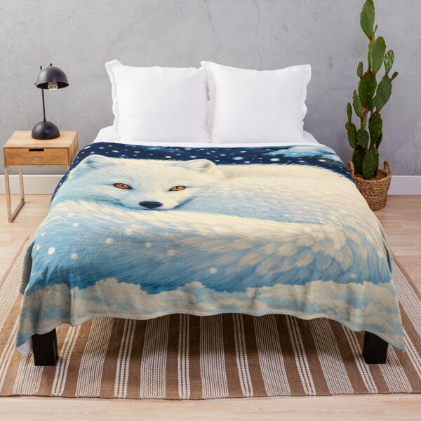 Item preview, Arctic Fox Digital Polar Animal Art designed and sold by kakarikihill.