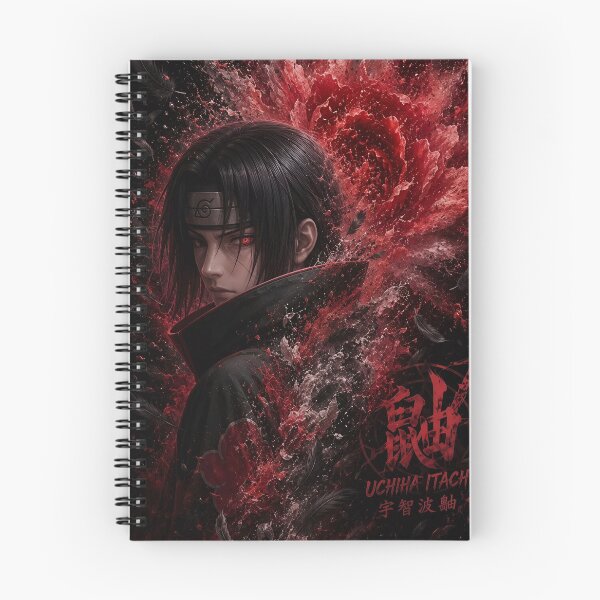 Item preview, Itachi Uchiha Crimson Sharingan Dark Anime Art Print designed and sold by Dyan4.