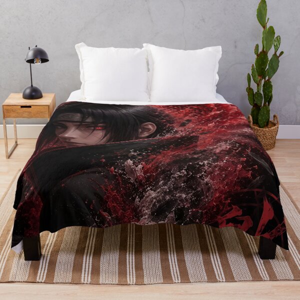 Item preview, Itachi Uchiha Crimson Sharingan Dark Anime Art Print designed and sold by Dyan4.