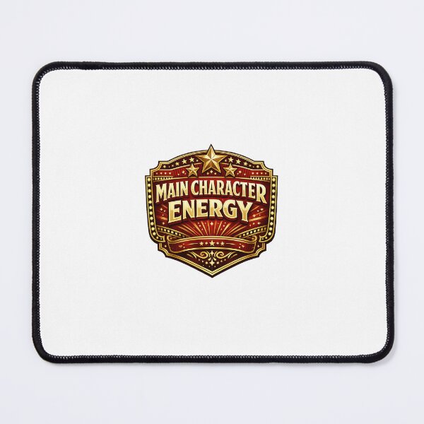 Item preview, Main Character Energy Sticker designed and sold by RedRubyBubble.