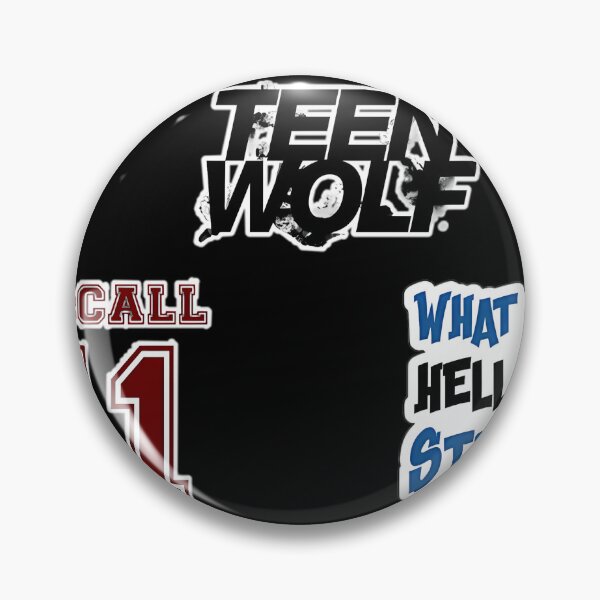 Item preview, wolf teen sticker pack Sticker designed and sold by lauradumitriu.
