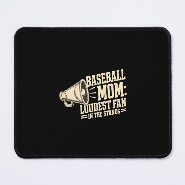 Item preview, Baseball Mom Megaphone Loudest Fan T-Shirt designed and sold by Uglyandcute.