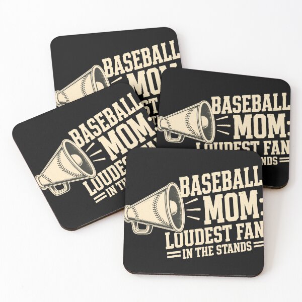 Item preview, Baseball Mom Megaphone Loudest Fan T-Shirt designed and sold by Uglyandcute.