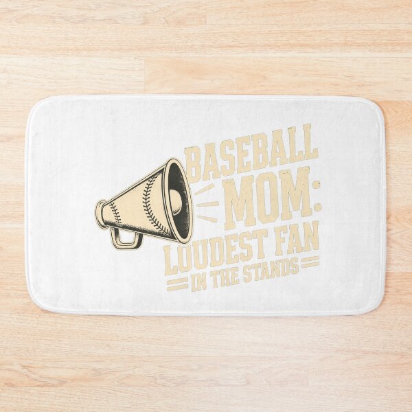 Item preview, Baseball Mom Megaphone Loudest Fan T-Shirt designed and sold by Uglyandcute.