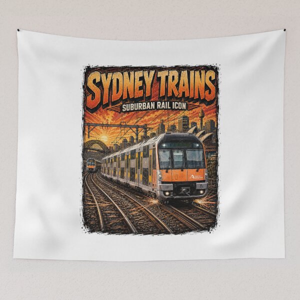 Item preview, Sydney Trains - Explore Australia by Rail designed and sold by Holiday-Hunter.