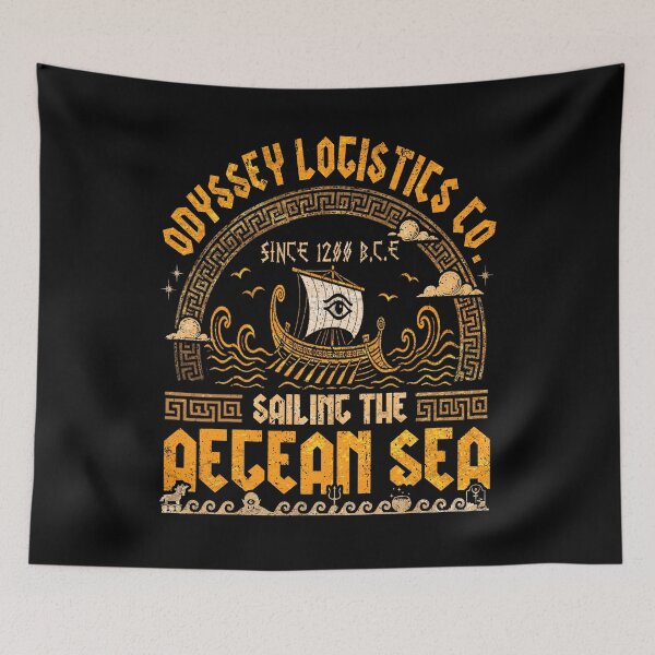 Item preview, Sailing The Aegean Sea Odyssey Logistics Greek Mythology Odysseus  designed and sold by watanabeee.