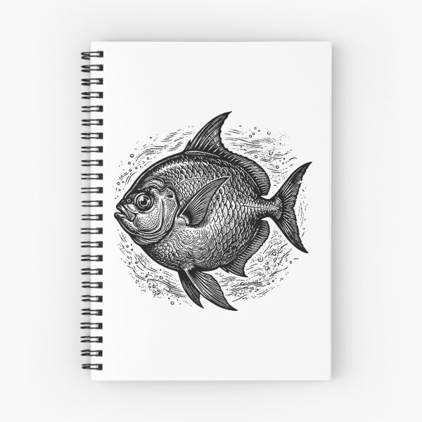Item preview, Vintage Woodcut Opah Illustration designed and sold by DuckOddity.