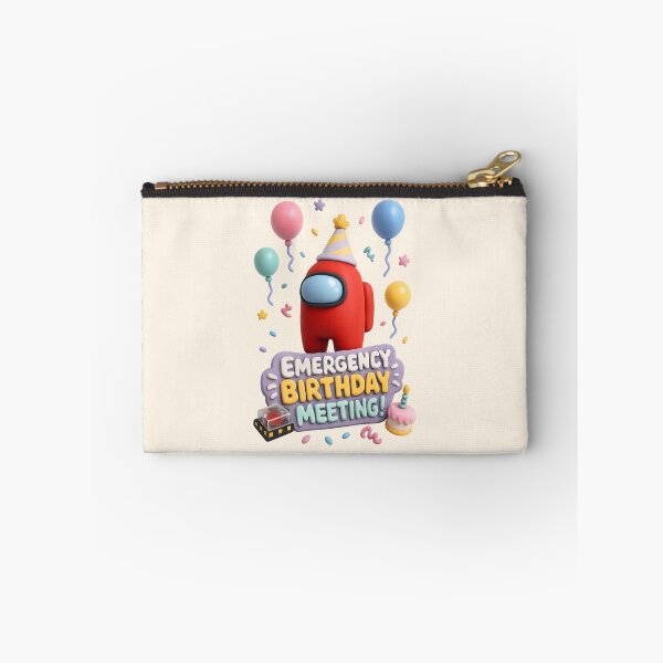 Item preview, Cute Space Crewmate Birthday Party - Emergency Birthday Meeting | Kawaii 3D Happy Birthday Art designed and sold by Moons Studio.