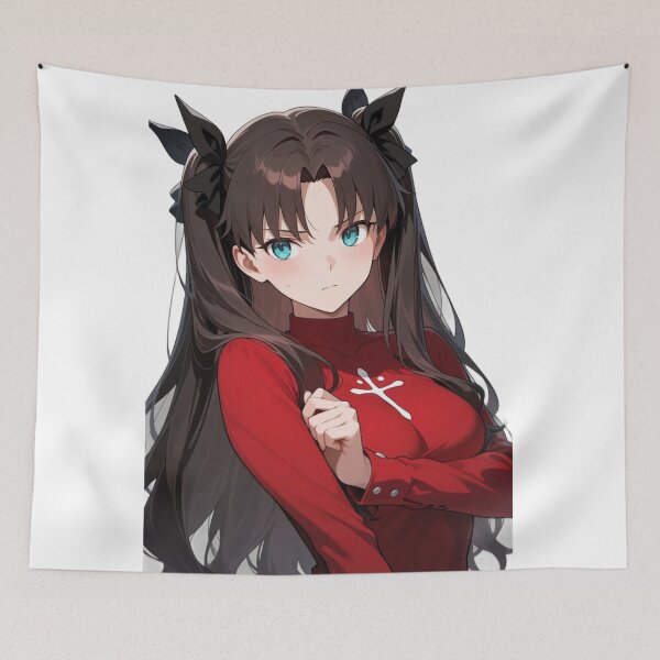 Item preview, Rin Tohsaka Red Turtleneck Sweater Fate designed and sold by KomiArts.
