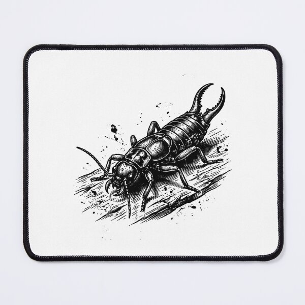 Item preview, Vintage Woodcut Earwig Illustration designed and sold by DuckOddity.