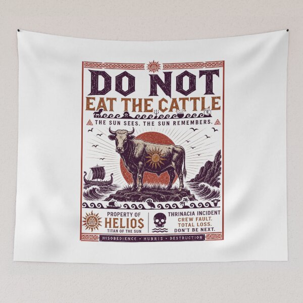 Item preview, do not eat the cattle Odysseus Greek Mythology Odysseus  designed and sold by watanabeee.