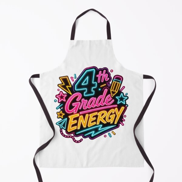 Item preview, 4th Grade Energy Retro Neon Back to School Teacher Student T-Shirt designed and sold by FestivityFinds.