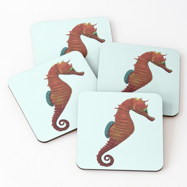 Item preview, Orange seahorse designed and sold by Raquel Goss.
