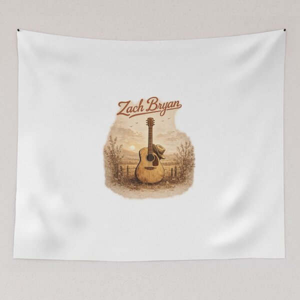 Item preview, Vintage Country Guitar | Rustic Western Music Art designed and sold by Créat 213.