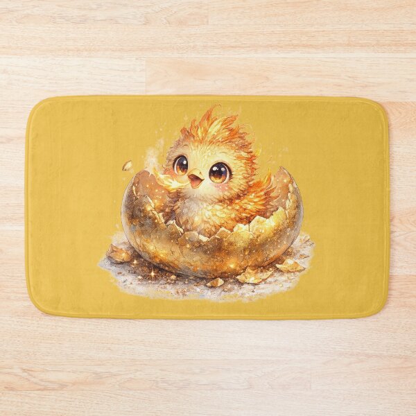 Item preview, Chibi Phoenix Chick Illustration – Cute Newly Hatched Fire Bird Art designed and sold by MagicMakerPh.