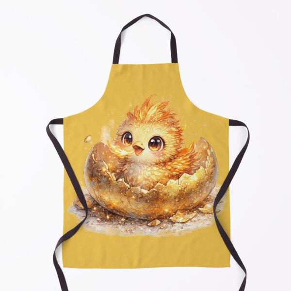 Item preview, Chibi Phoenix Chick Illustration – Cute Newly Hatched Fire Bird Art designed and sold by MagicMakerPh.
