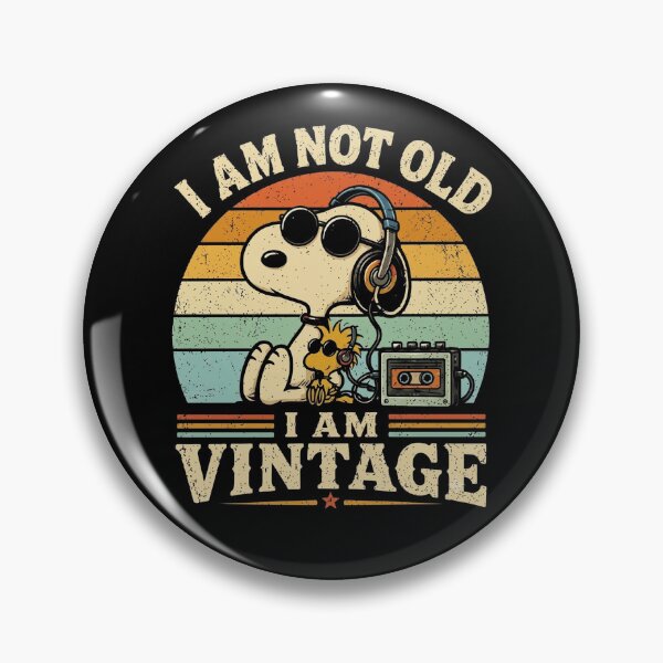 Item preview, Snoopy I Am Not Old I Am Vintage Retro Sunset Music  designed and sold by DamianRoy88.