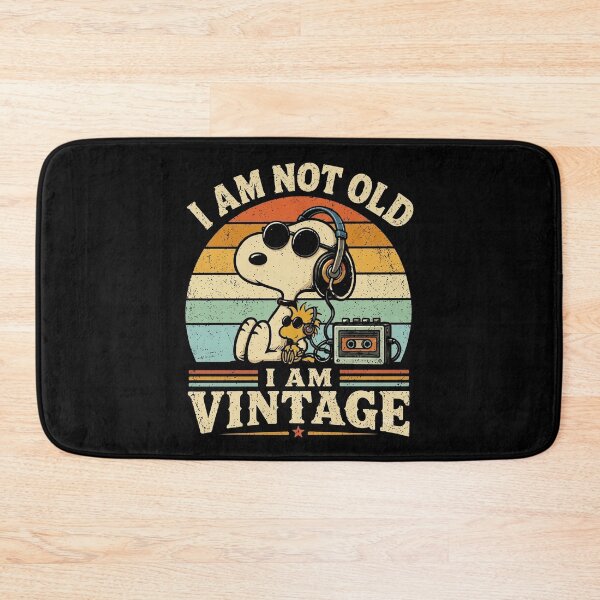 Item preview, Snoopy I Am Not Old I Am Vintage Retro Sunset Music  designed and sold by DamianRoy88.