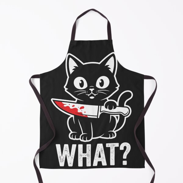 Item preview, Funny Blood Knife Cat What? designed and sold by legendaryskins.