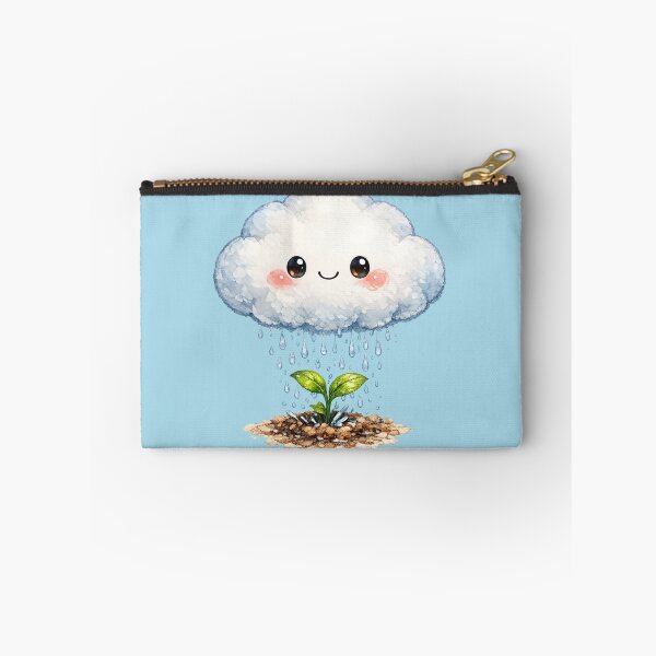 Item preview, Kawaii Cloud Sprite Illustration – Cute Self-Sufficient Rain Cloud Art designed and sold by MagicMakerPh.
