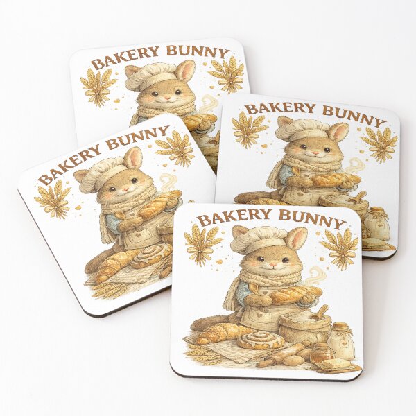 Item preview, Bakery Bunny | Cute Cottagecore Baker Rabbit Bread Lover Cozy Animal Design designed and sold by بيعها | Bee3ha.