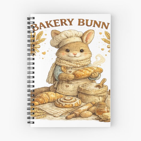 Item preview, Bakery Bunny | Cute Cottagecore Baker Rabbit Bread Lover Cozy Animal Design designed and sold by بيعها | Bee3ha.