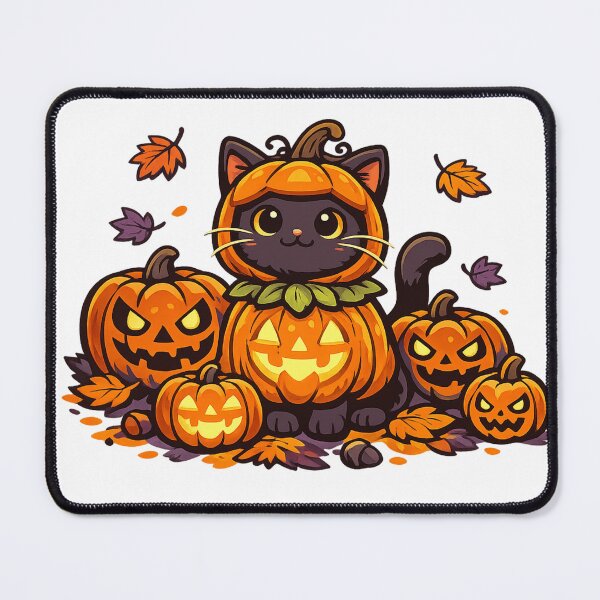 Item preview, Funny Black Cat Halloween Costume T-Shirt Design | Cute Pumpkin Pet Art designed and sold by Luxury-Studio.