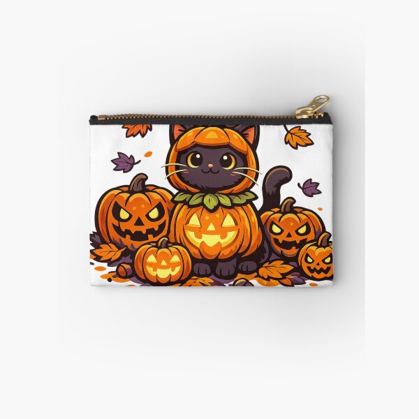 Item preview, Funny Black Cat Halloween Costume T-Shirt Design | Cute Pumpkin Pet Art designed and sold by Luxury-Studio.