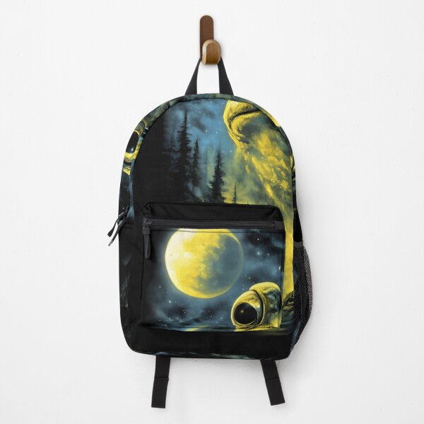 Item preview, Frog Howling to the Moon Retro Nature Graphic Shirt designed and sold by MOUL-TMER.