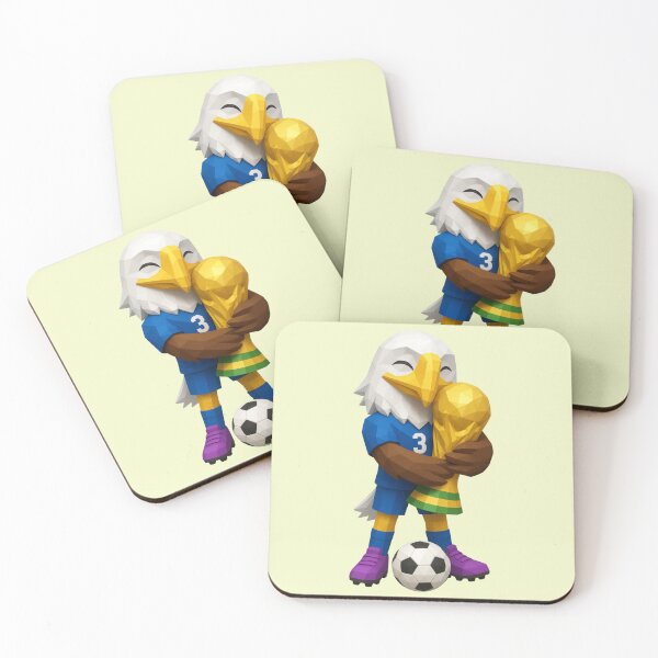 Item preview, World Football Mascots Glory | Happy Eagle Soccer Champion designed and sold by Palette & Hue.