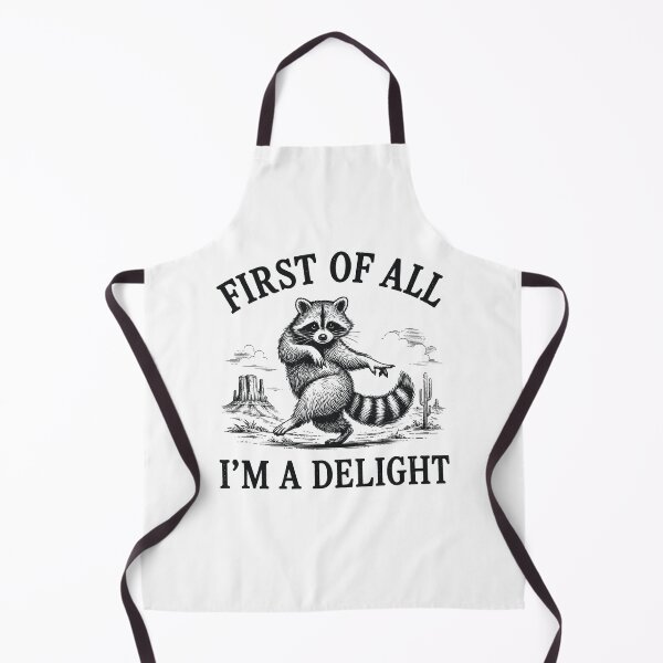 Item preview, First Of All Im A Delight Raccoon Memes designed and sold by KarimSoCute.