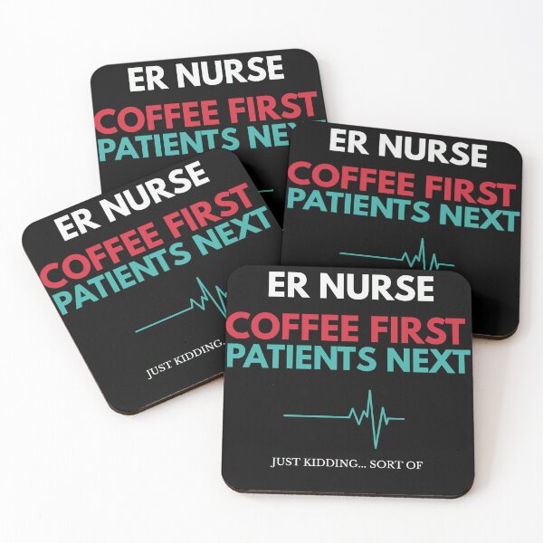 Item preview, ER Nurse Coffee First Patients Next designed and sold by amndro.