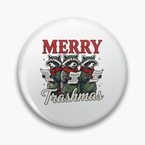 Item preview, Merry Trashmas Funny Raccoon Choir Christmas designed and sold by LuloCreative.