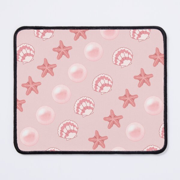 Item preview, Blush Seashell and Starfish Seamless Pattern designed and sold by NOUURRRR.