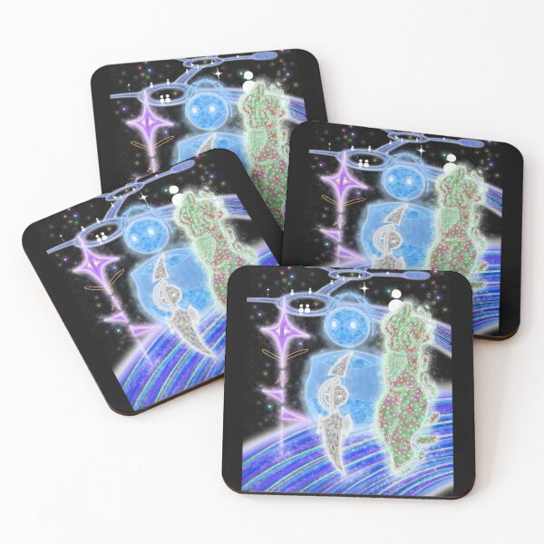 Item preview, The Galaxy Family, Star Creature, Moon Creature  designed and sold by PastelsCreatures.