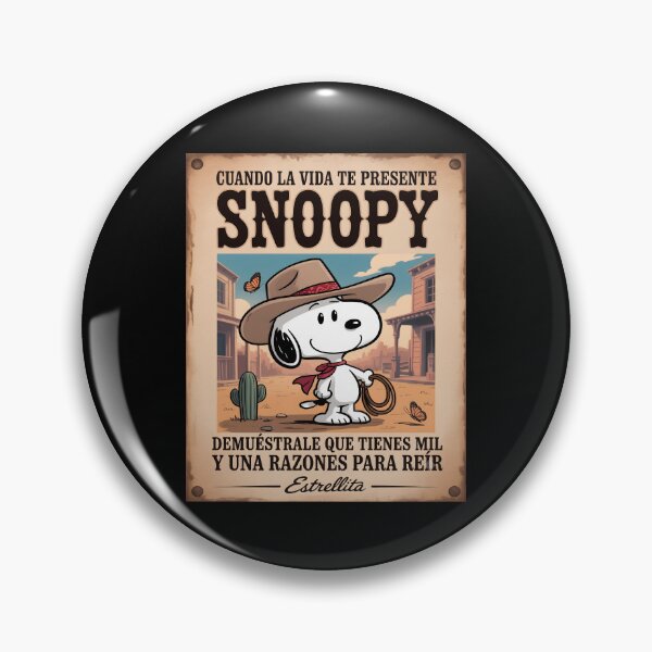Item preview, Snoopy Cowboy Razones Para Reir Retro Spanish Poster  designed and sold by DamianRoy88.