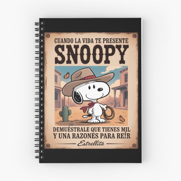 Item preview, Snoopy Cowboy Razones Para Reir Retro Spanish Poster  designed and sold by DamianRoy88.