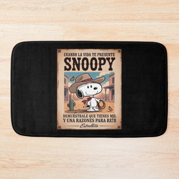 Item preview, Snoopy Cowboy Razones Para Reir Retro Spanish Poster  designed and sold by DamianRoy88.